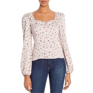 NWT WAYF x Influencers Daisy Print Corset Top Size Large